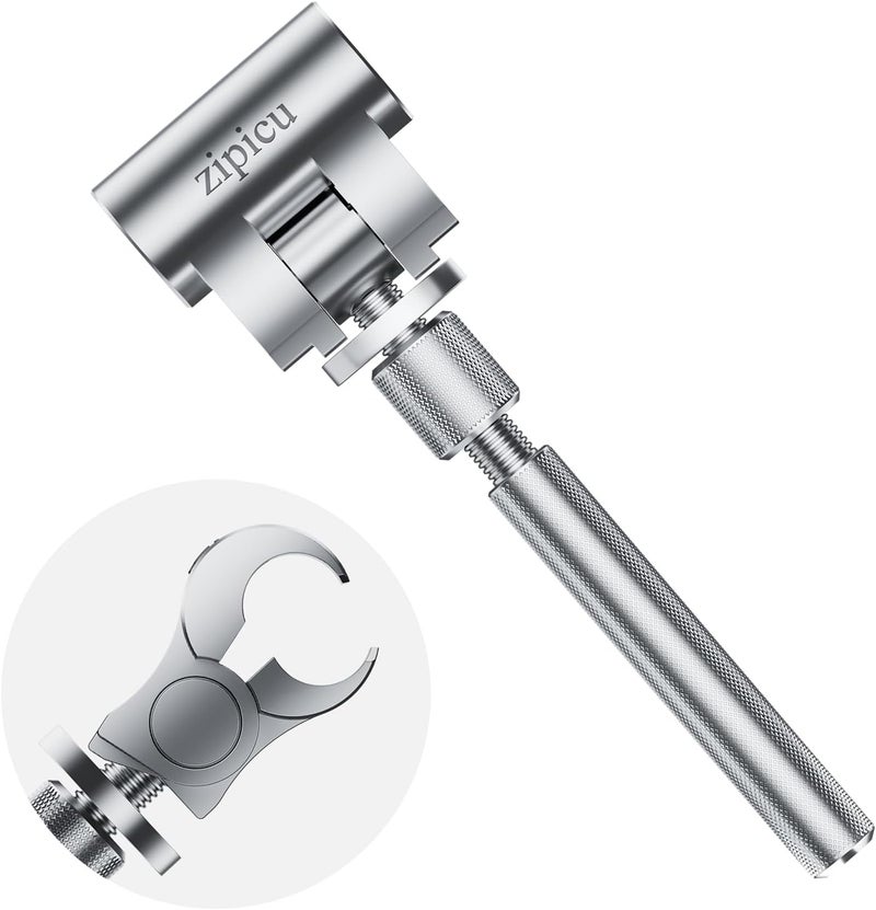 ZIPICU New-GEN Door Hinge Adjustment Tool – Professional Hinge Adjustment Tool | Universal Fit for Interior & Exterior Doors | Fix Sagging Doors in Seconds – Stainless Steel Construction - Image 1